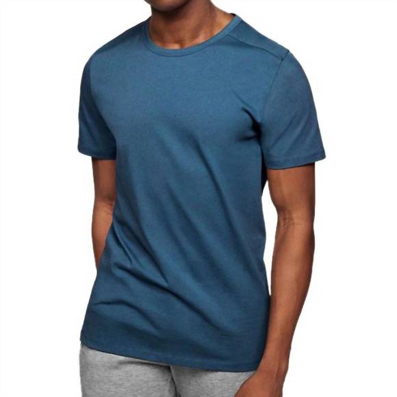 NEW ON RUNNING plain t-shirt in denim - Picture 1 of 2